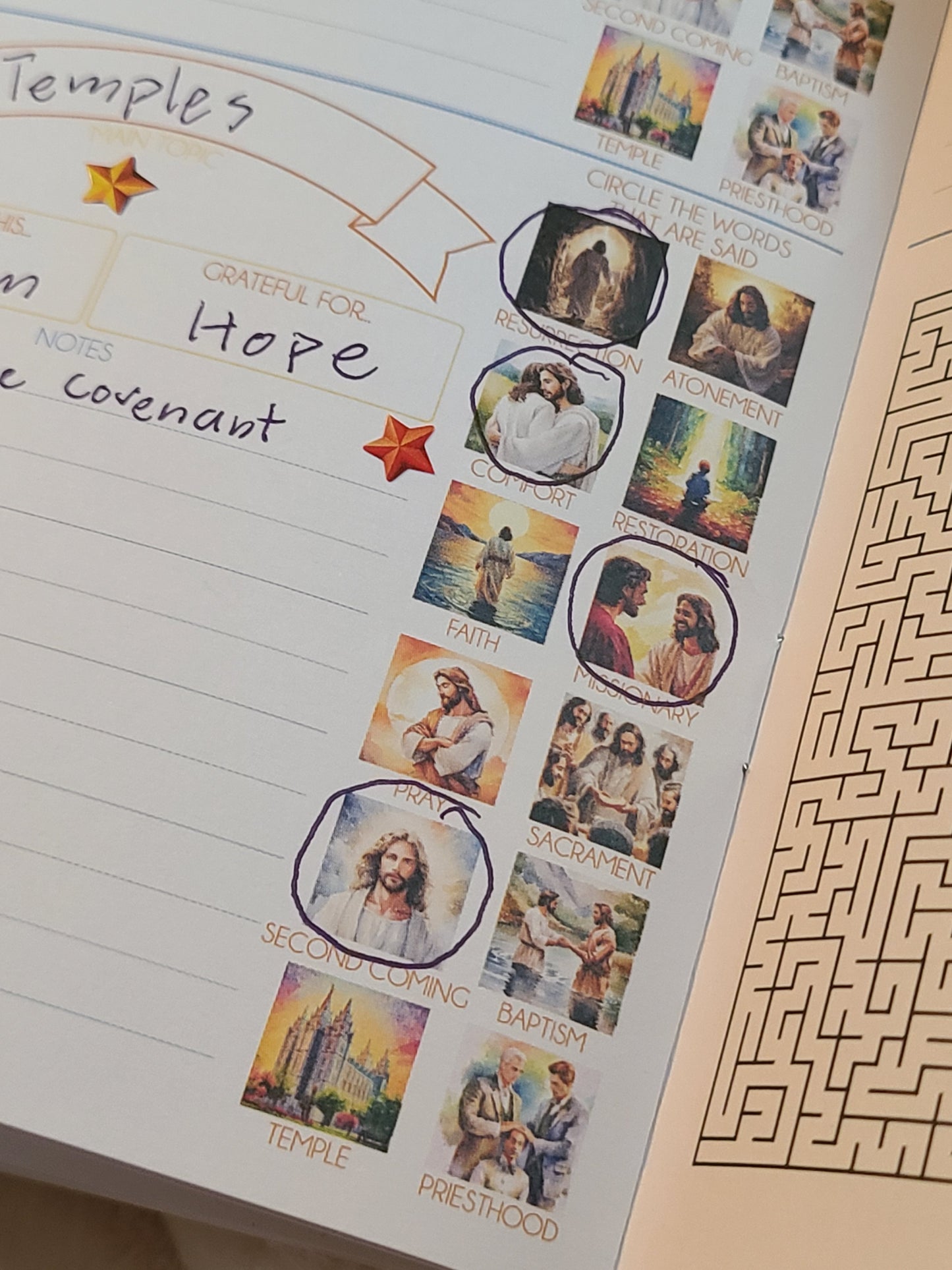 General Conference Journal and Sticker Sheet