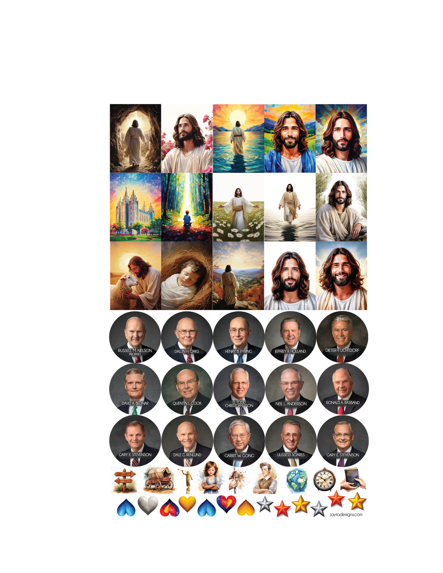 General Conference Journal and Sticker Sheet
