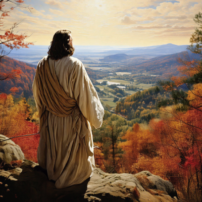 10 Sets of the Mini "Peaceful Year" Art Collection, Christ-centered art