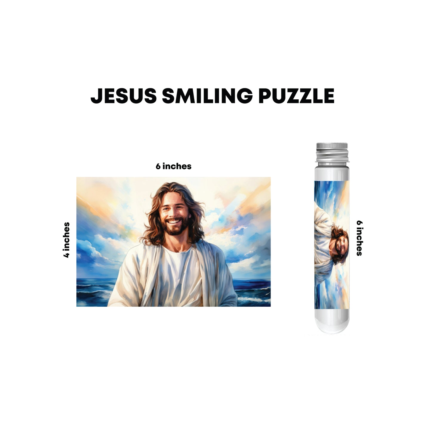 2 Christ-centered Mini Puzzles in a Tube