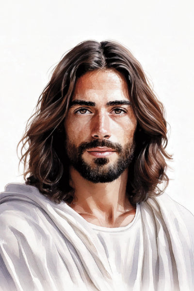 "Peaceful Year" Art Collection- 10 20x30 inch images of the Savior and magnetic hanging frame
