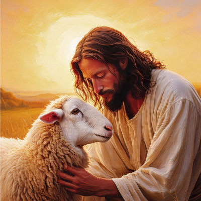 10 Sets of the Mini "Peaceful Year" Art Collection, Christ-centered art