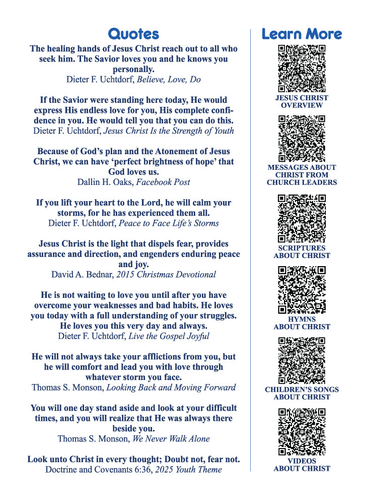 "Look Unto Christ" Book- an illustrated message of hope, peace, and unconditional love from the Savior
