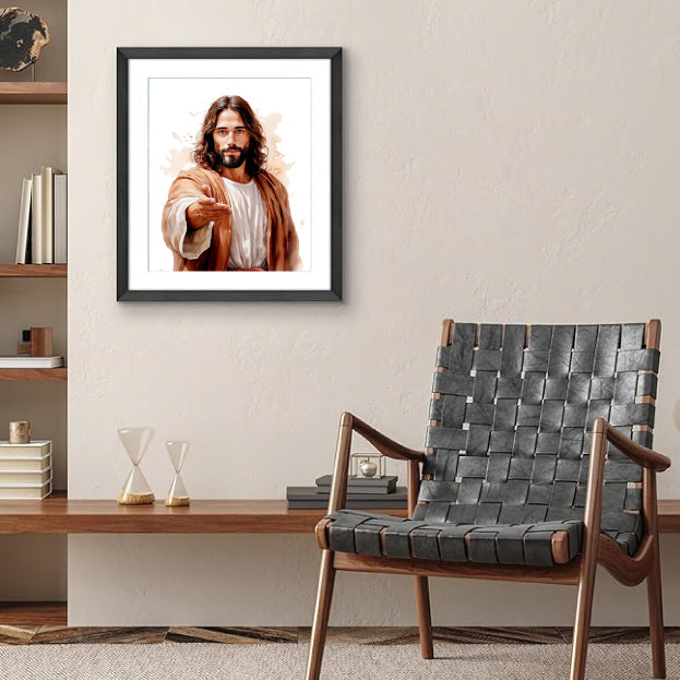 Double-Sided Nativity and Christ Poster 16 x 20 inch