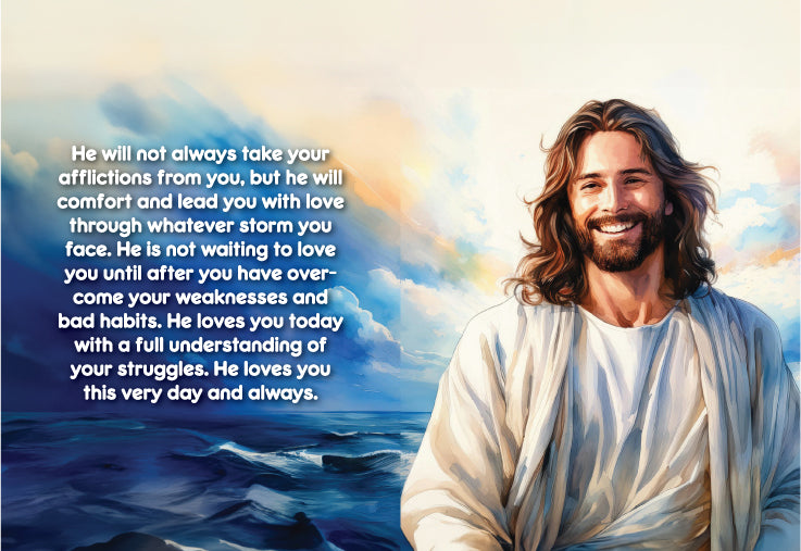 "Look Unto Christ" Book- an illustrated message of hope, peace, and unconditional love from the Savior