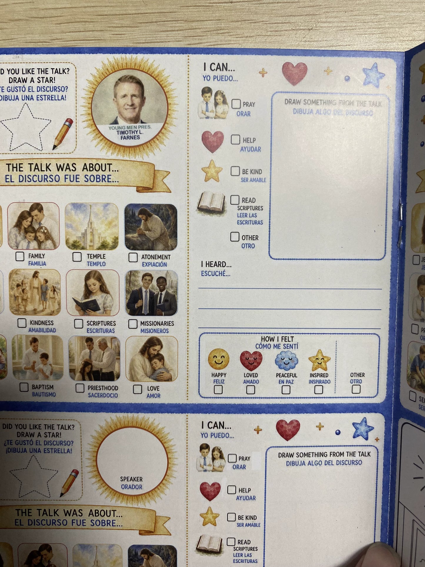 The Ultimate General Conference Journal for Kids- Set of 5 Journals + 5 Coordinating Sticker Sheets