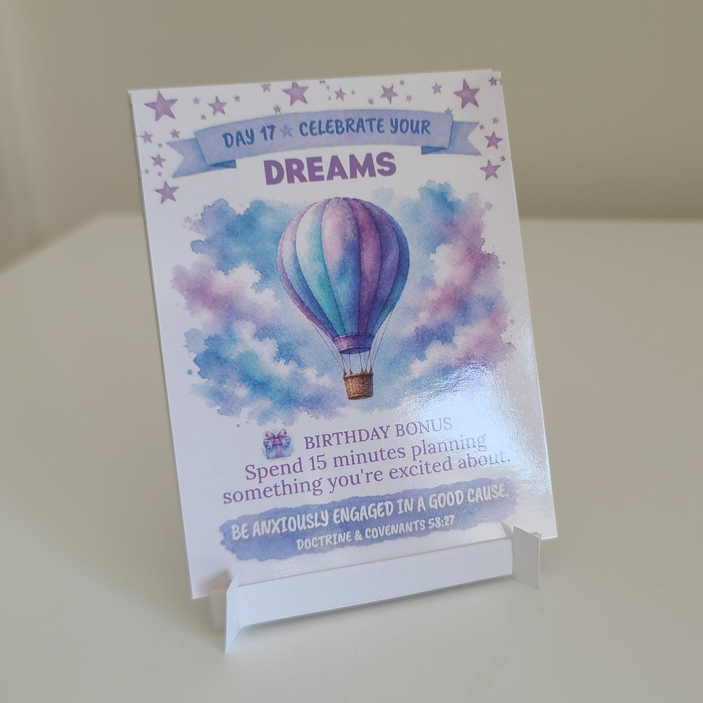 Let’s Celebrate You! 10 Complete Birthday Gift Sets with Easels  (Comes out to $1.09 per set during launch sale)