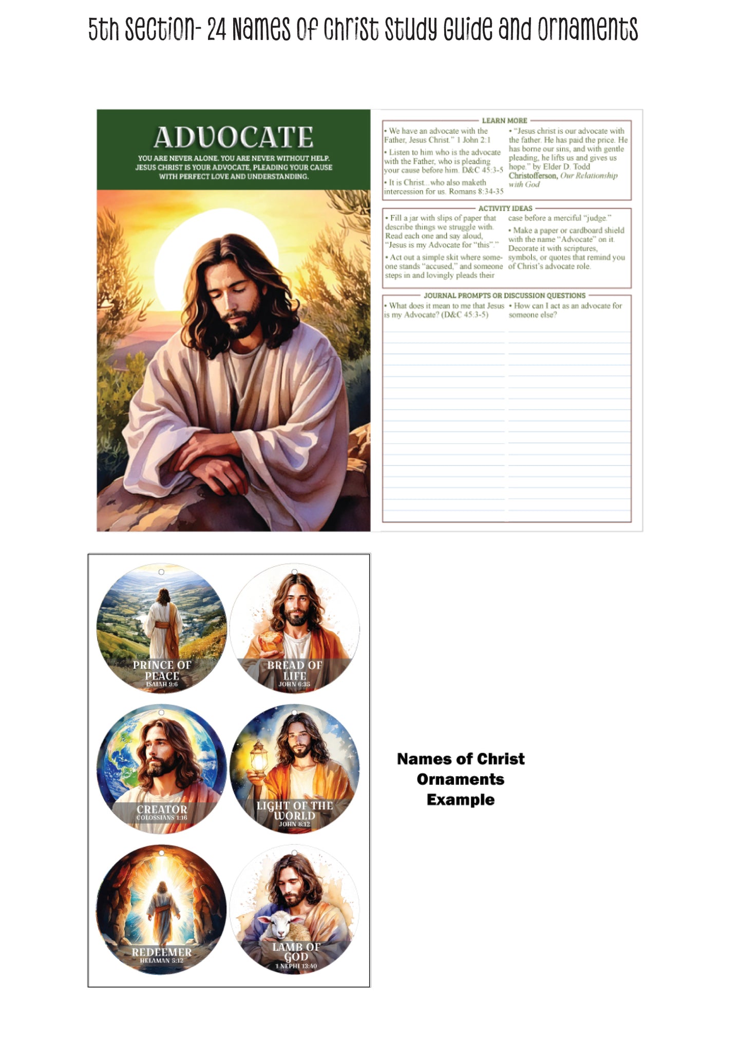 "Walk with Christ" 2026 Come Follow Me Spiral-Bound Study Guide + Bonus Resources
