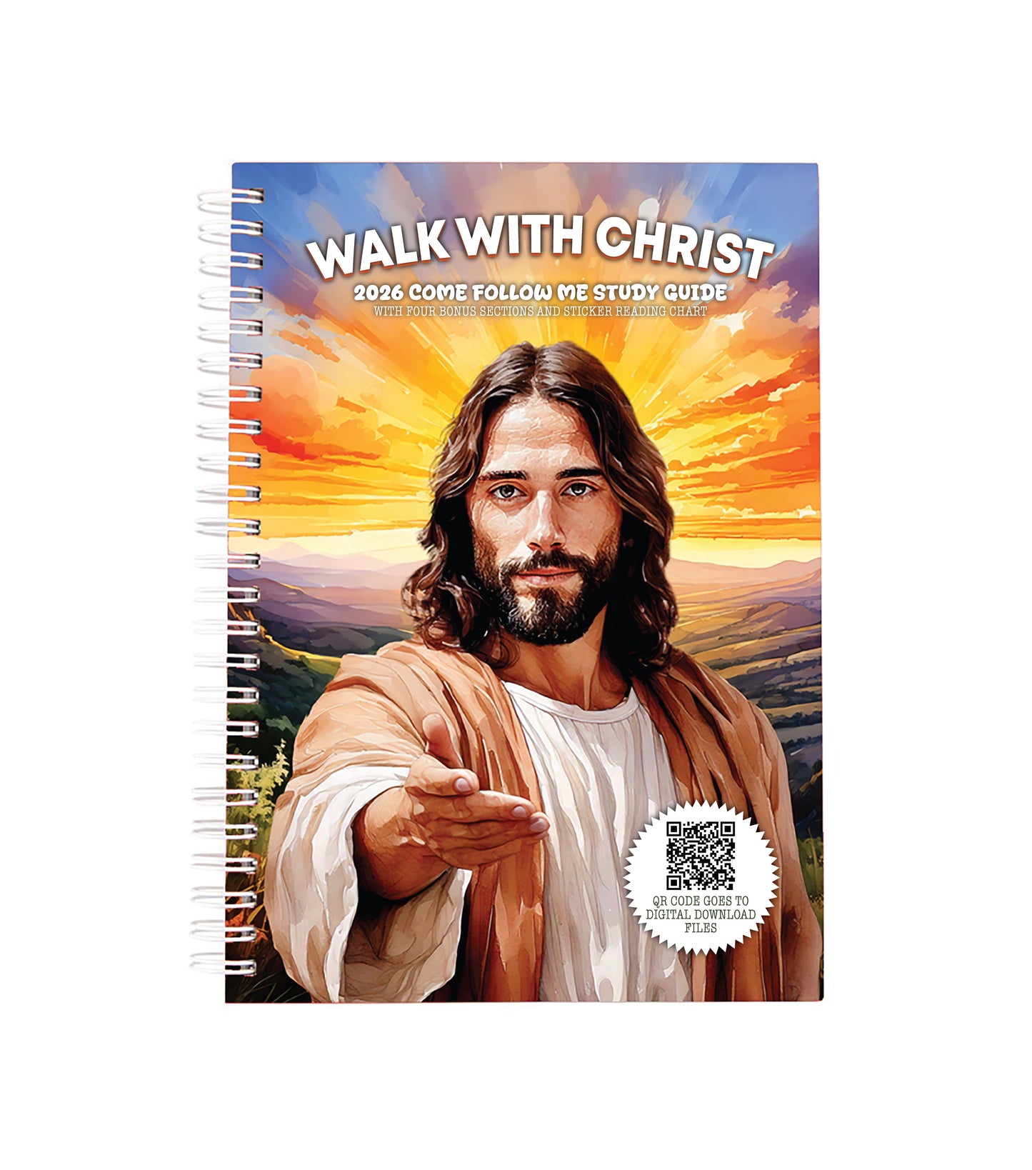 "Walk with Christ" 2026 Come Follow Me Spiral-Bound Study Guide + Bonus Resources