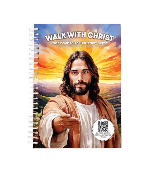 "Walk with Christ" 2026 Come Follow Me Spiral-Bound Study Guide + Bonus Resources