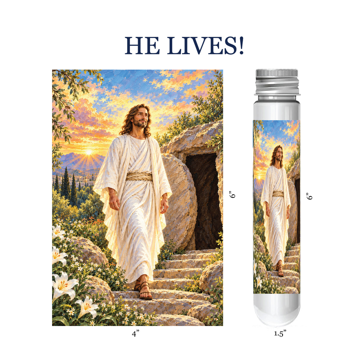 Christ-centered Mini Puzzles in a Tube- Christmas, Easter, 2027 Youth Theme, and Birthdays/Thinking of You