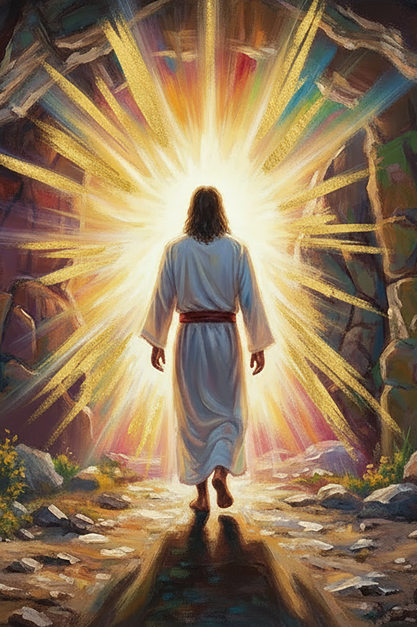 500 Piece Puzzle "Christ is Resurrected" No Box- bag only, 23x17 inch (SHIPS FEB. 28)