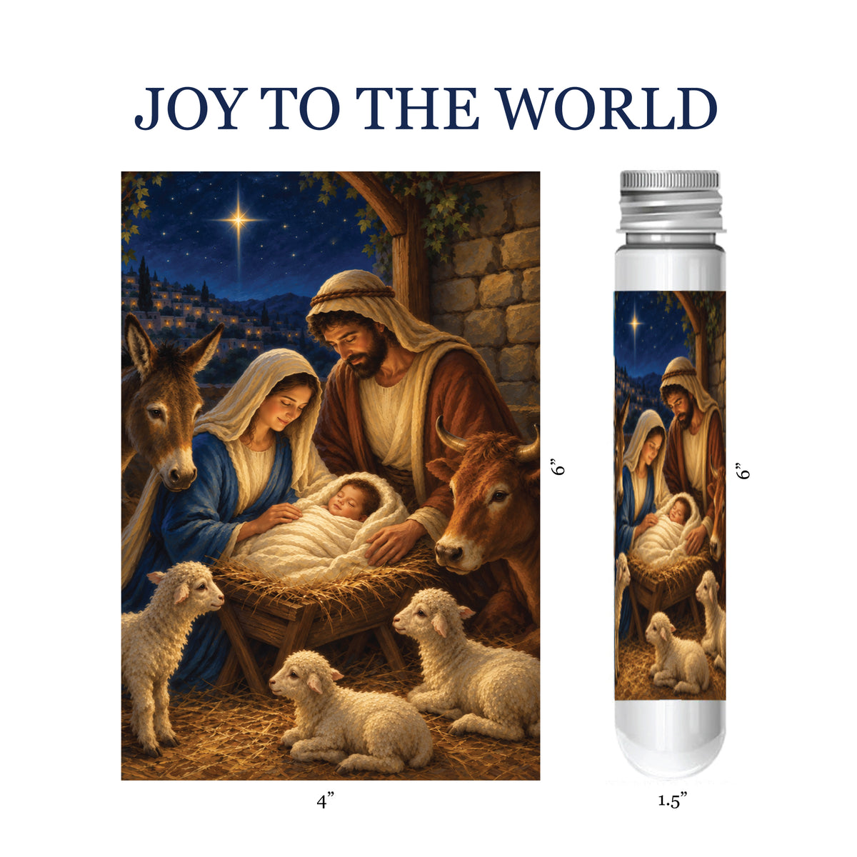 Christ-centered Mini Puzzles in a Tube- Christmas, Easter, 2027 Youth Theme, and Birthdays/Thinking of You