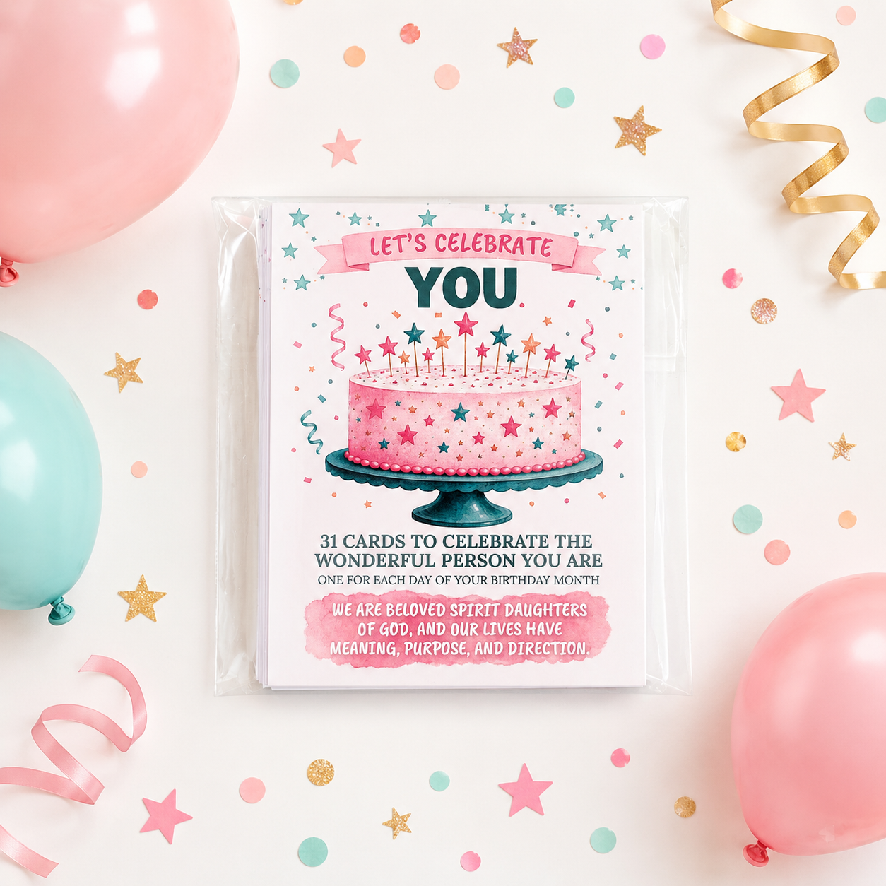 Let’s Celebrate You! 10 Complete Birthday Gift Sets with Easels  (Comes out to $1.09 per set during launch sale)