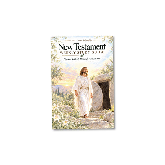 Weekly 2027 Daily Come, Follow Me New Testament Study Guide Book