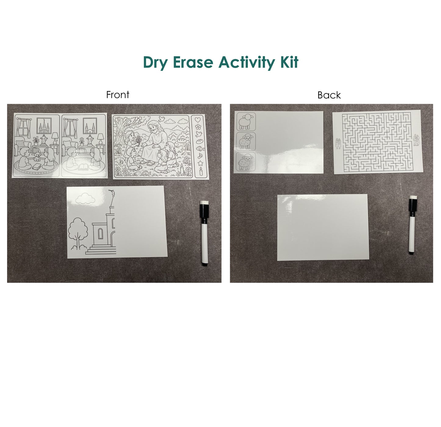 "Busy Hands, Listening Hearts" Activity Kit (5 items total)