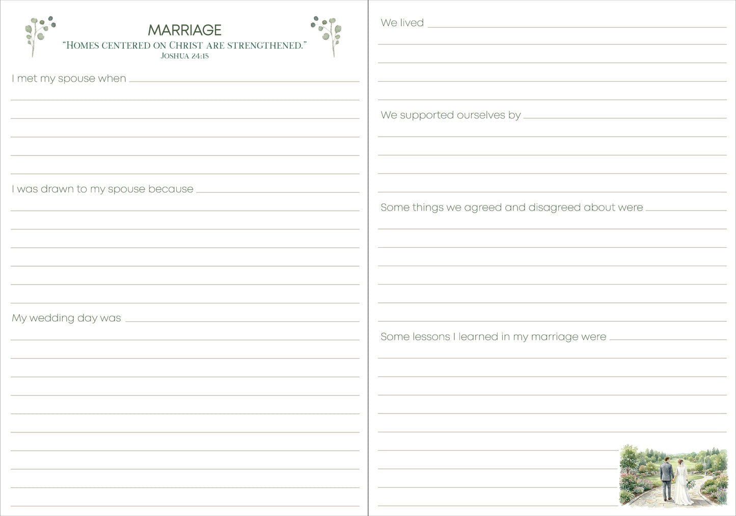 Tell Me Your Story- A Guided Journal to Preserve Your Faith-filled Story for Generations