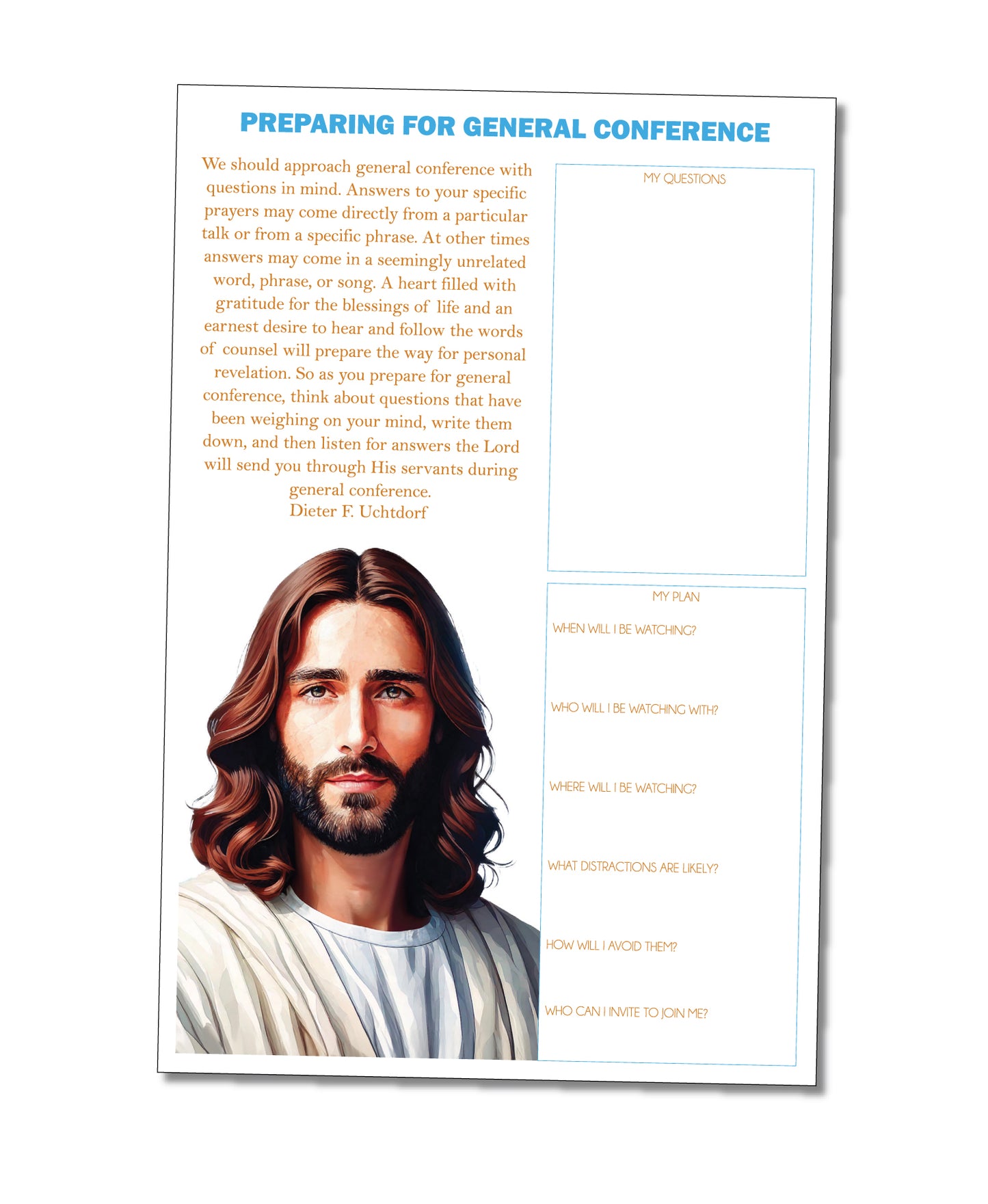 General Conference Journal and Sticker Sheet- 2nd Edition - Updated Feb 1, 2026